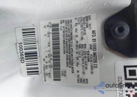 2011 Ford F-250 Xl from USA, damaged, VIN 1FTBF2AT4BEC63366